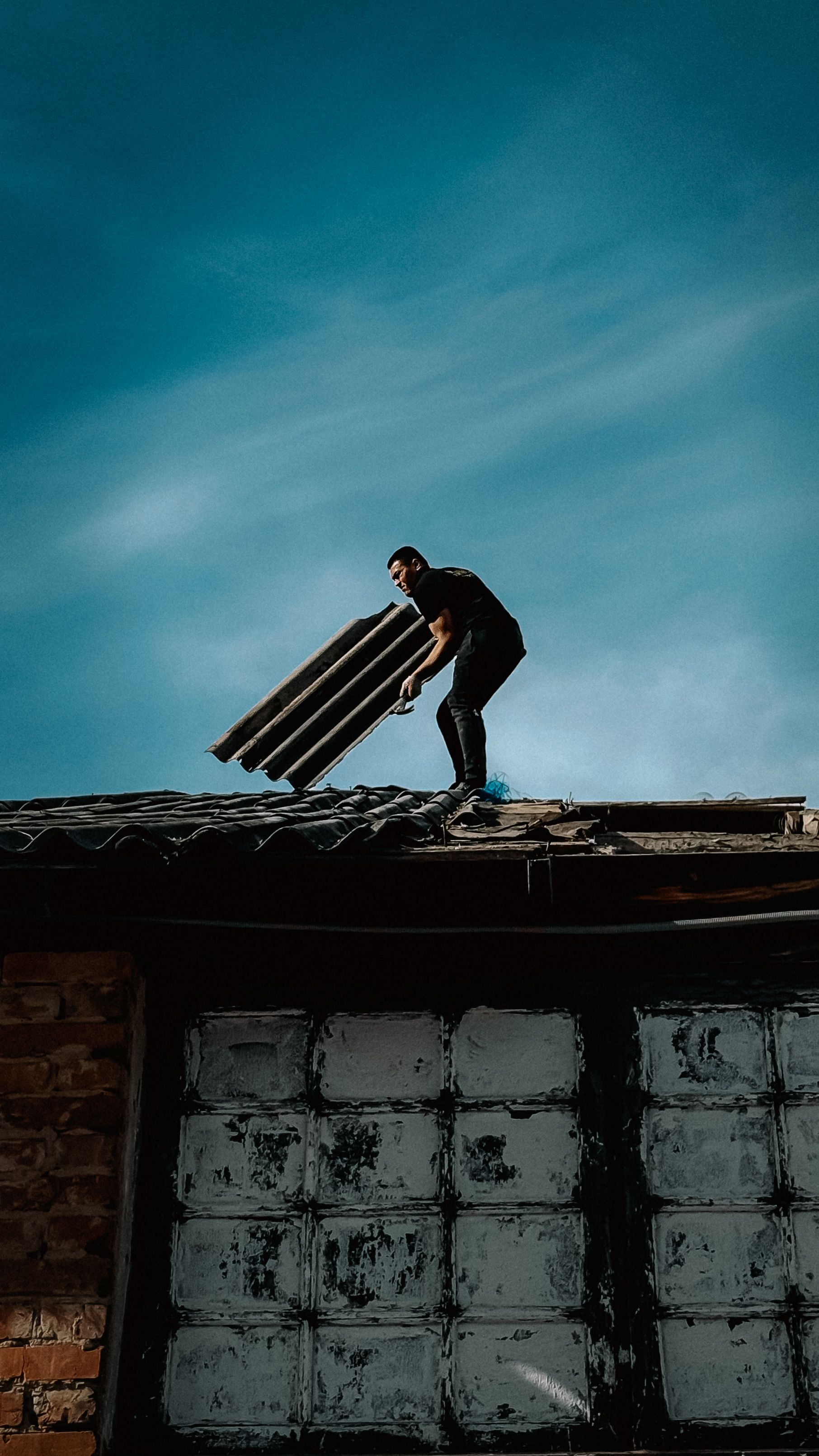 Commercial roofing project